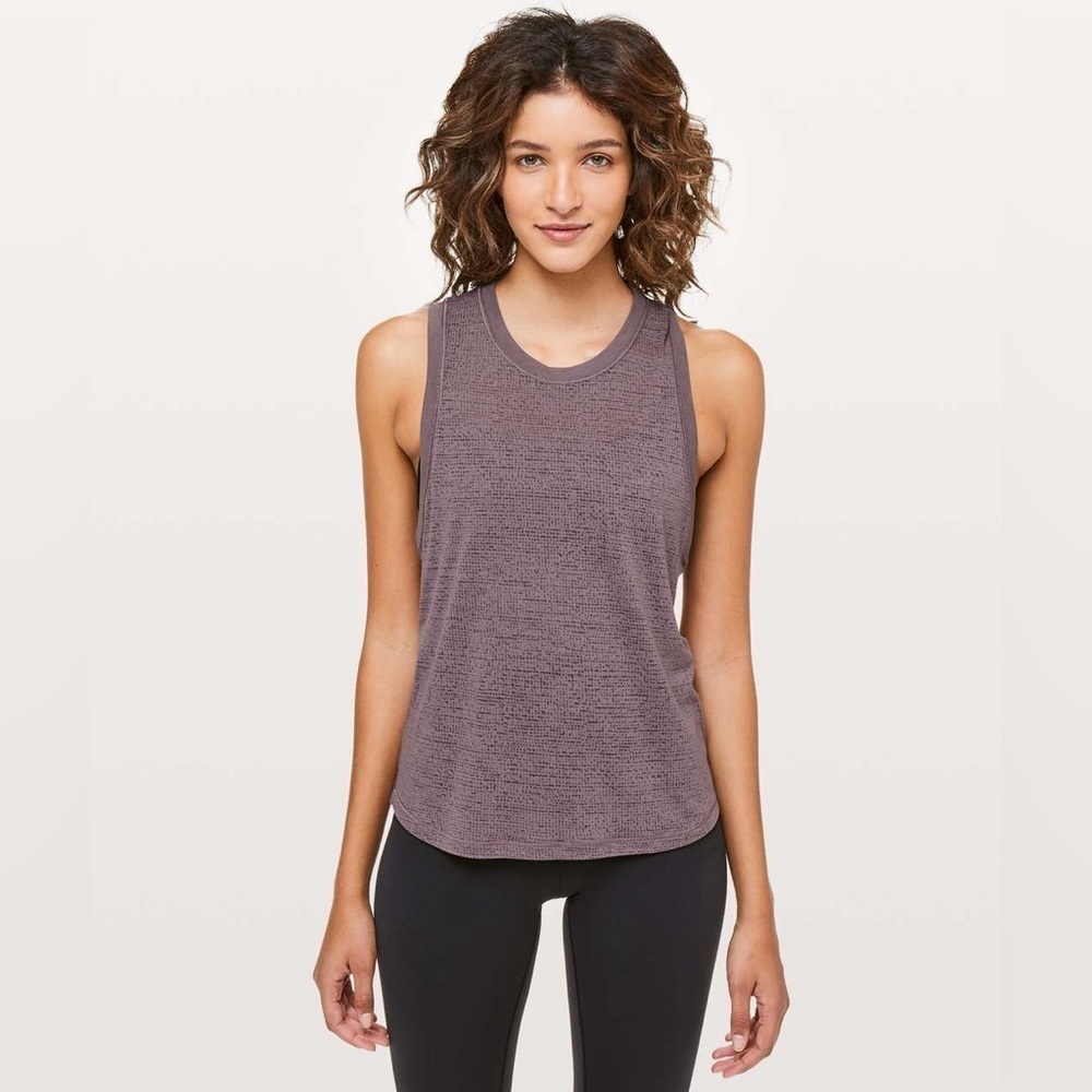 Lululemon Timeless Classic Muscle Tank Top 
Antique Bark